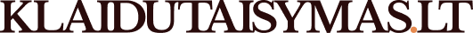 Klaidutaisymas.lt logo